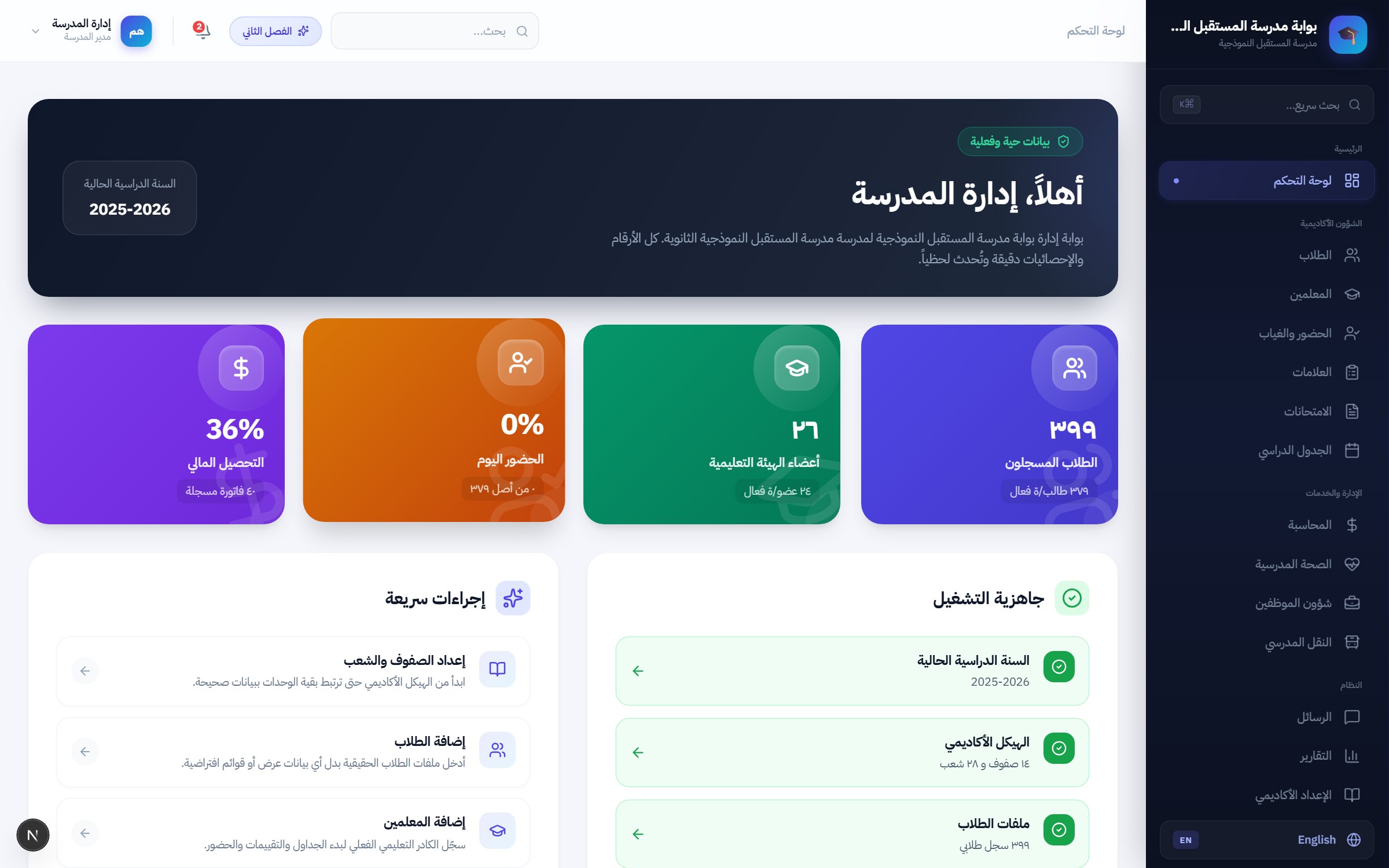 Madrasati — School Management SaaS Platform